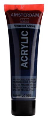 Royal Talens Amsterdam Standard Series Acrylverf Tube 20 ml - Pruisischblauw (Phtalo) 566