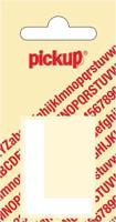 Plakletter Helvetica 40 mm Sticker witte letter l Pickup - Pickup - thumbnail