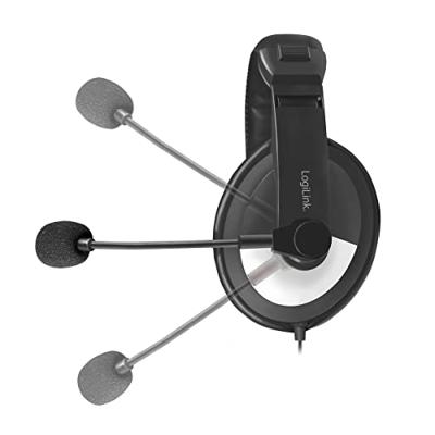 LogiLink HS0019 Bedraad Zwart - thumbnail