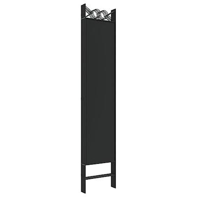 Kamerscherm met 6 panelen 240x200 cm stof zwart Kamerscherm met 6 panelen 240x200 cm stof zwart