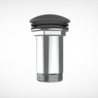 Pop-up Waste Wastafel Arcqua 1-1/4 Universeel Mat Grijs - thumbnail