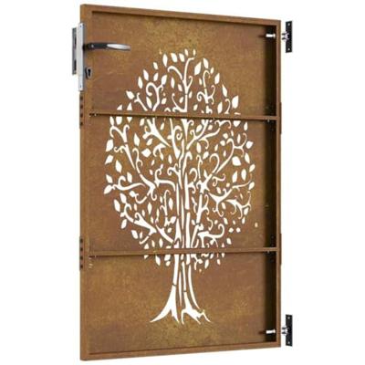 Poort 85x150 cm boomontwerp cortenstaal Poort 85x150 cm boomontwerp cortenstaal