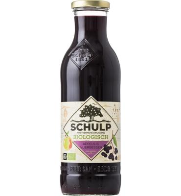 Schulp Appel & vlierbessensap bio 750 Milliliter
