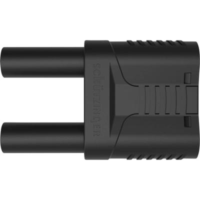Schützinger SKURZ 6100 / 19-4 IG 2MB Ni / SW Veiligheids-kortsluitingstekker Zwart 1 stuk(s)