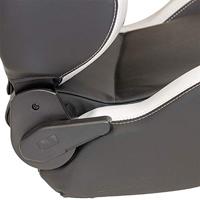 Sportstoel 'RS6-II' Matzwart/Wit Kunstleder Dubbelzijdig verstelbaar SS68W - thumbnail