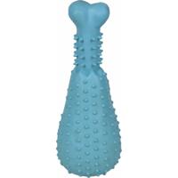 Hondenspeelgoed Rubber Kippenbout 15 x 5.5 x 5.5 cm Flamingo Blauw - thumbnail