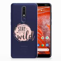 Nokia 3.1 Plus Telefoonhoesje met Naam Boho Stay Wild - thumbnail
