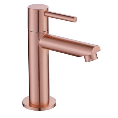 Toiletkraan Best Design Lyon Uitloop Recht 14 cm 1-hendel Mat Rose Goud