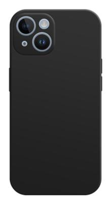Just in Case Premium Liquid Color TPU Case voor Apple iPhone 15 Telefoonhoesje Zwart