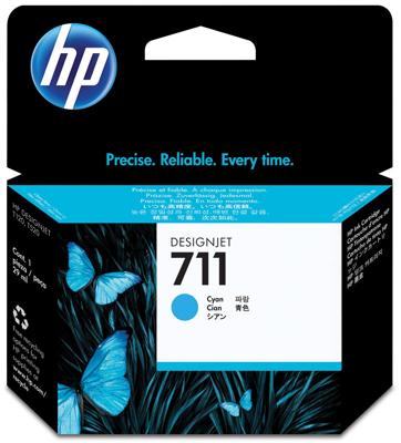 HP Inktcartridge 711 Origineel Cyaan CZ130A