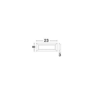 Lyora Strakke wandlampPulsar 4W grijs - 811501