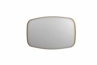 INK SP29 spiegel - 140x4x80cm contour in stalen kader - geborsteld mat goud 8409672 - thumbnail