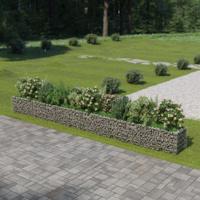 Gabion plantenbak verhoogd 540x50x50 cm gegalvaniseerd staal - thumbnail