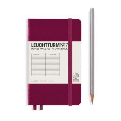 Leuchtturm Port Red, Pocket (A6), 187 p., ruled
