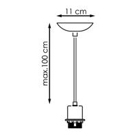 Light depot - verlichtingspendel Fabric - oranje - Outlet - thumbnail