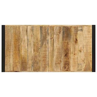 VidaXL Eettafel 140x70x75 cm massief mangohout