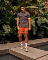 Malelions Captain Polo Heren Grijs - Maat XS - Kleur: Grijs | Soccerfanshop - thumbnail