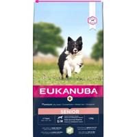 Eukanuba Dog - Senior small/medium lam & rijst 12kg - thumbnail