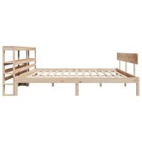 Bedframe zonder matras massief grenenhout 180x200 cm - thumbnail
