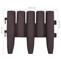 Gazonranden 36 st 10 m PP bruin - thumbnail