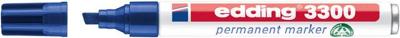 Viltstift edding 3300 schuin 1-5mm blauw | 10 stuks