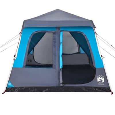 Koepeltent 8-persoons snelontgrendeling blauw Koepeltent 8-persoons snelontgrendeling blauw