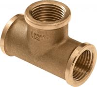 Bonfix messing t-stuk - 1-1/4 Binnendraad - thumbnail