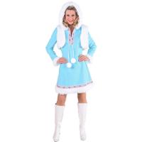 Eskimo outfit Ice-Blue vrouw - thumbnail
