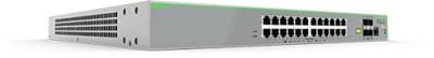 Allied Telesis AT-FS980M/28DP-30 Schakelaar Stapelbare Laag 3 Lite Snelle Ethernet Beheerd - 24 x 10/100TX PoE+ | 4 x SFP - 520W PoE budget - Interne PSU