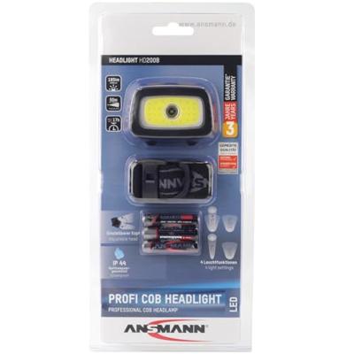 ANSMANN led hoofdlamp "hd200b" led headlight hd200b black - thumbnail