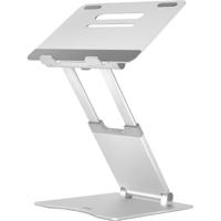 Desq telescopische laptopstandaard voor laptops tot 17 inch, zilver - thumbnail