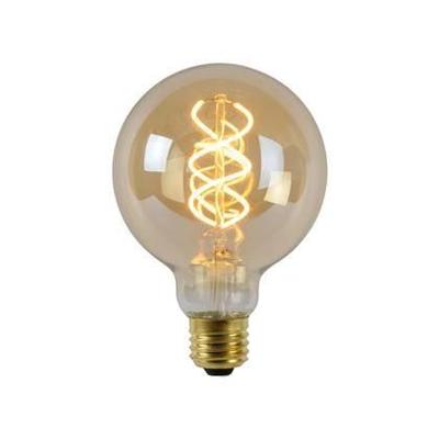 Lucide G95 - Filament lamp - Ø 9,5 cm - LED Dimb. - E27 - 1x4,9W 2200K - Amber Lucide G95 - Filament lamp - Ø 9,5 cm - LED Dimb. - E27 - 1x4,9W 2200K - Amber