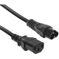 ACT AK5247 Netsnoer Stroomkabel C6 - C13 | Zwart | 20 cm - thumbnail