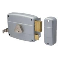 Cisa 50420.50.1 oplegslot met losse buitencilinder doornmaat 50 mm zilver - Din L - thumbnail