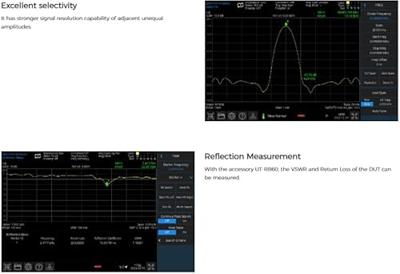 Uni-T UTS3084T+ Spectrumanalyzer 8.4 GHz CAT II Tracking-generator