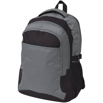 Rugzak voor school 40 L zwart en grijs Rugzak voor school 40 L zwart en grijs