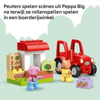 LEGO DUPLO Peppa Pig tractor en marktkraam 10468 - thumbnail