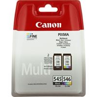 Canon PG-545/CL-546 Multipack Origineel Zwart, Cyaan, Magenta, Geel 2 stuk(s) - thumbnail