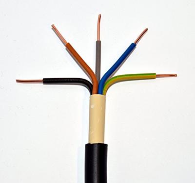 Helukabel 32060 Grondkabel NYY-J 5 G 2.5 mm² Zwart 100 m