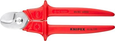 Knipex Kabelschaar ge‹soleerd, met kunststof gespoten, VDE-getest 230 mm - 9506230