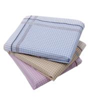 12 stuks - Dames zakdoeken Vintage Ruit - Katoenen en stoffen zakdoeken - thumbnail