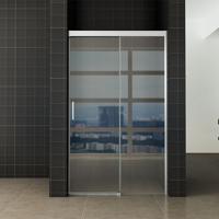 Wiesbaden Puerta nisdeur met 1 schuifdeur 1200 x 2000 x 8 mm nano helder glas/chroom 20.3433 - thumbnail