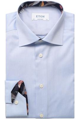ETON Contemporary Fit Overhemd lichtblauw, Effen ETON Contemporary Fit Overhemd lichtblauw, Effen