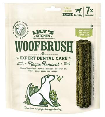 Lily&apos;s Kitchen Woofbrush Dental kauwsticks hondensnacks L x2
