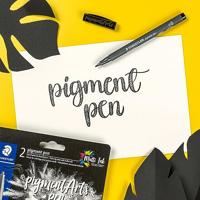 Fijnschrijver pigment pen intens zwart - thumbnail