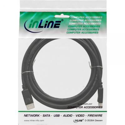 InLine 17107P 7,5 m DisplayPort Zwart
