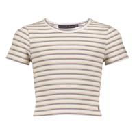 Frankie & Liberty Zomer t-shirt meisjes - zwart wit - gestreept - Rozy - thumbnail