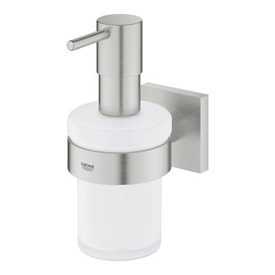 Zeepdispenser Met Houder GROHE Start Cube Supersteel Zeepdispenser Met Houder GROHE Start Cube Supersteel