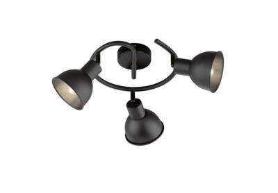 Fischer & Honsel Mat zwarte plafondspotSpeedy - 21247