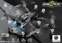 Gear2Play Pro Eagle Drone Zwart - thumbnail